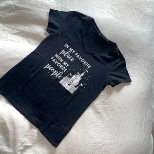 Disney My Favorite Place With My Favorite People Etsy v neck tee